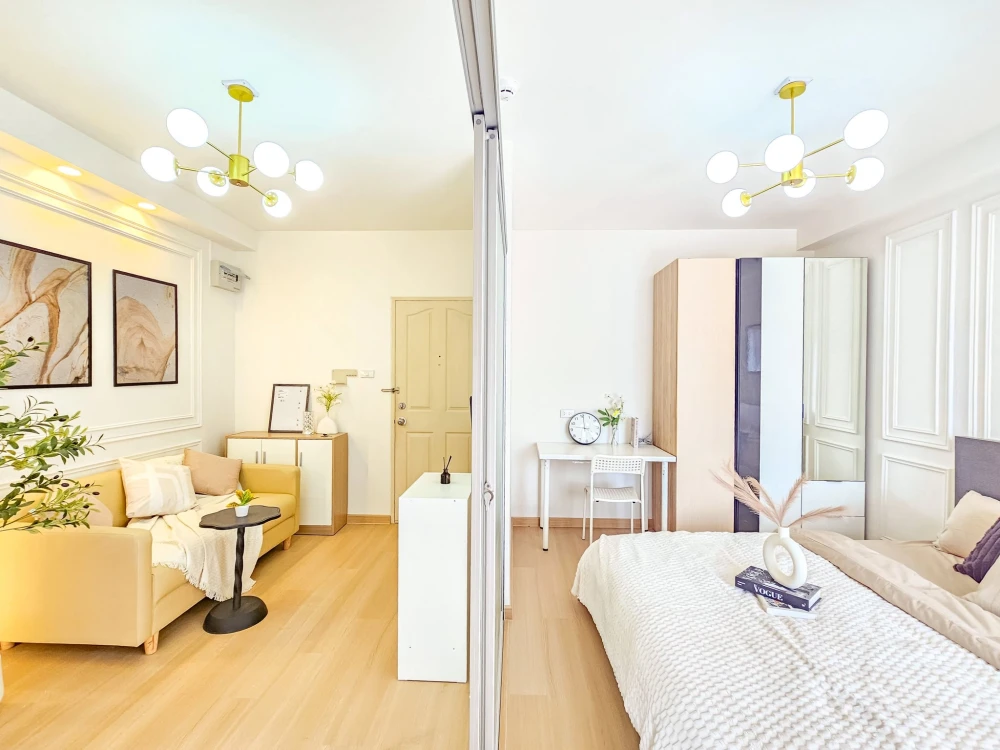 ขาย City Home ศรีนครินทร์ ห้องตกแต่งสวยงามมากๆ ระเบียงรับลมดีเวอร์ สนใจจองเลย