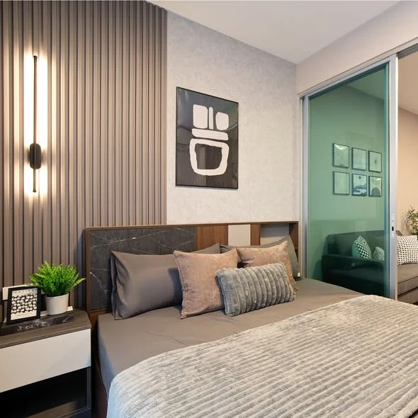 ขาย Condo a Space ME Sukhumvit 77 ห้องน่าอยู่ เฟอร์พร้อม ชั้นไม่สูง น่าอยู่ จองเลย