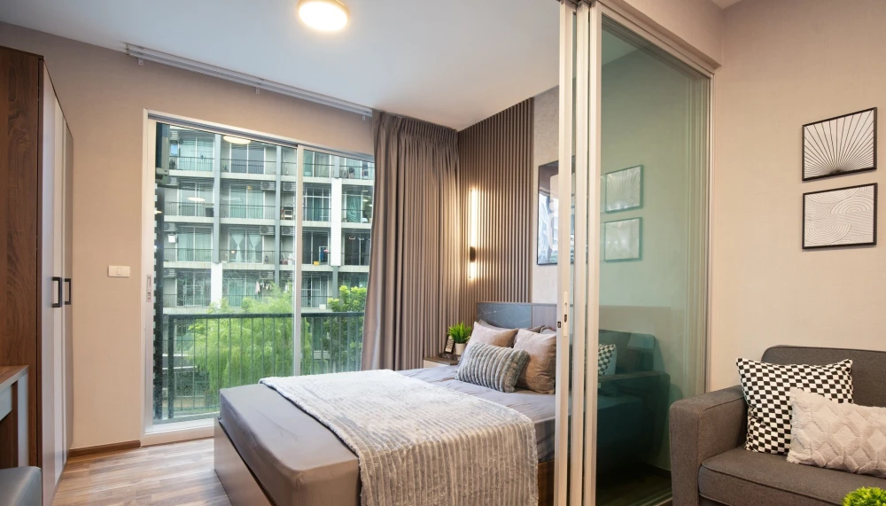 ขาย Condo a Space ME Sukhumvit 77 ห้องน่าอยู่ เฟอร์พร้อม ชั้นไม่สูง น่าอยู่ จองเลย