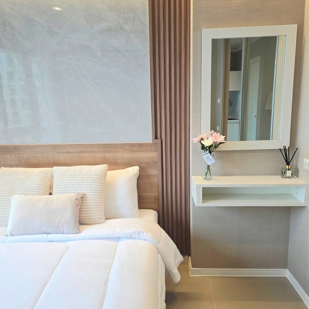 ขาย Condo Lumpini Ville Naklua - Wongamat ห้องน่าอยู่ ชั้นสูง เฟอร์พร้อม จองเลย