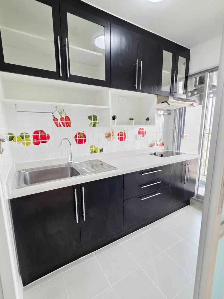 ขาย D condo รามอินทรา ห้องกว้างมาก ขนาด 60 ตรม. 2 ห้องนอน 2 ห้องน้ำ ตกแต่งสวยปัง พร้อมเข้าอยู่