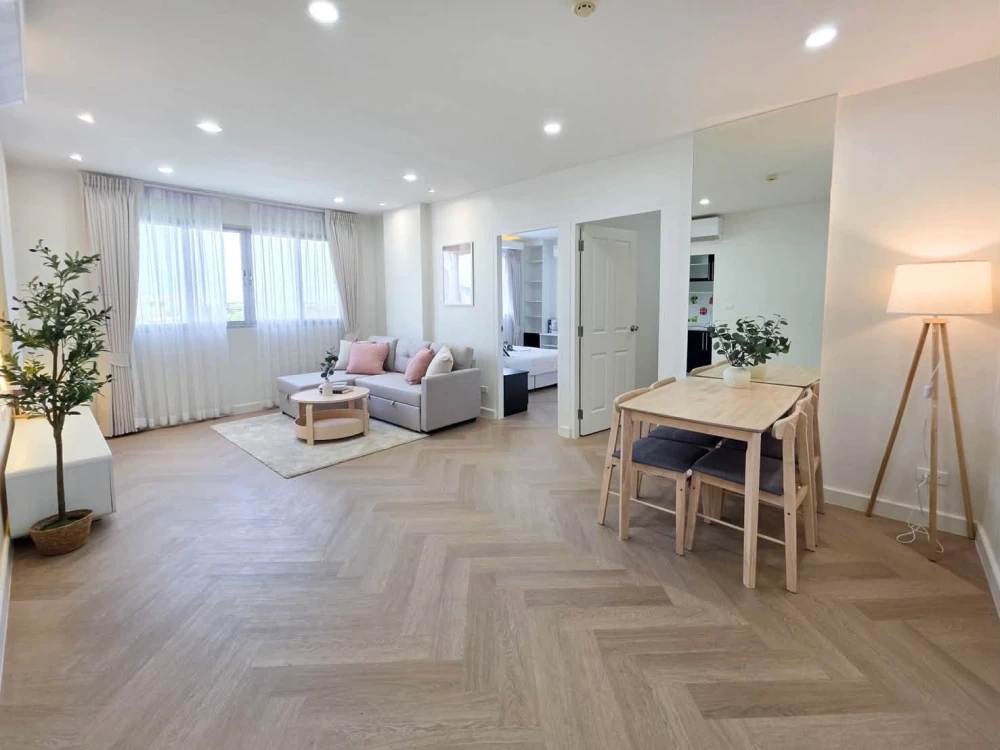 ขาย D condo รามอินทรา ห้องกว้างมาก ขนาด 60 ตรม. 2 ห้องนอน 2 ห้องน้ำ ตกแต่งสวยปัง พร้อมเข้าอยู่