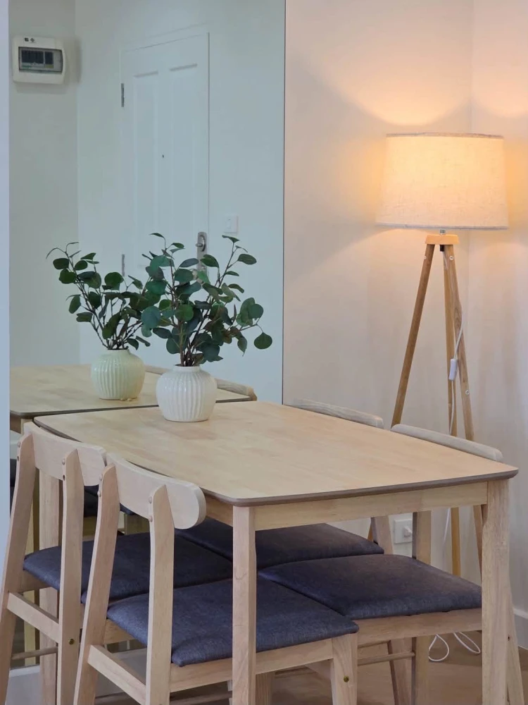 ขาย D condo รามอินทรา ห้องกว้างมาก ขนาด 60 ตรม. 2 ห้องนอน 2 ห้องน้ำ ตกแต่งสวยปัง พร้อมเข้าอยู่