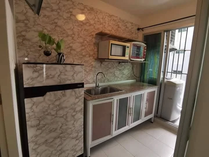 ขาย D Condo Onnut-Suvarnabhumi ห้องชั้น 5 ตกแต่งครบครัน ในทำเลดี วิวสระ รีบจองเลยจ้า