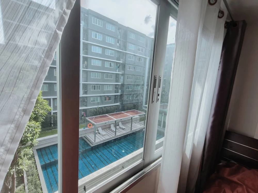 ขาย D Condo Onnut-Suvarnabhumi 1 ห้องนอน 1 ห้องน้ำ ชั้น 4 เฟอร์นิเจอร์ครบครัน ดีแบบนี้ห้ามพลาด