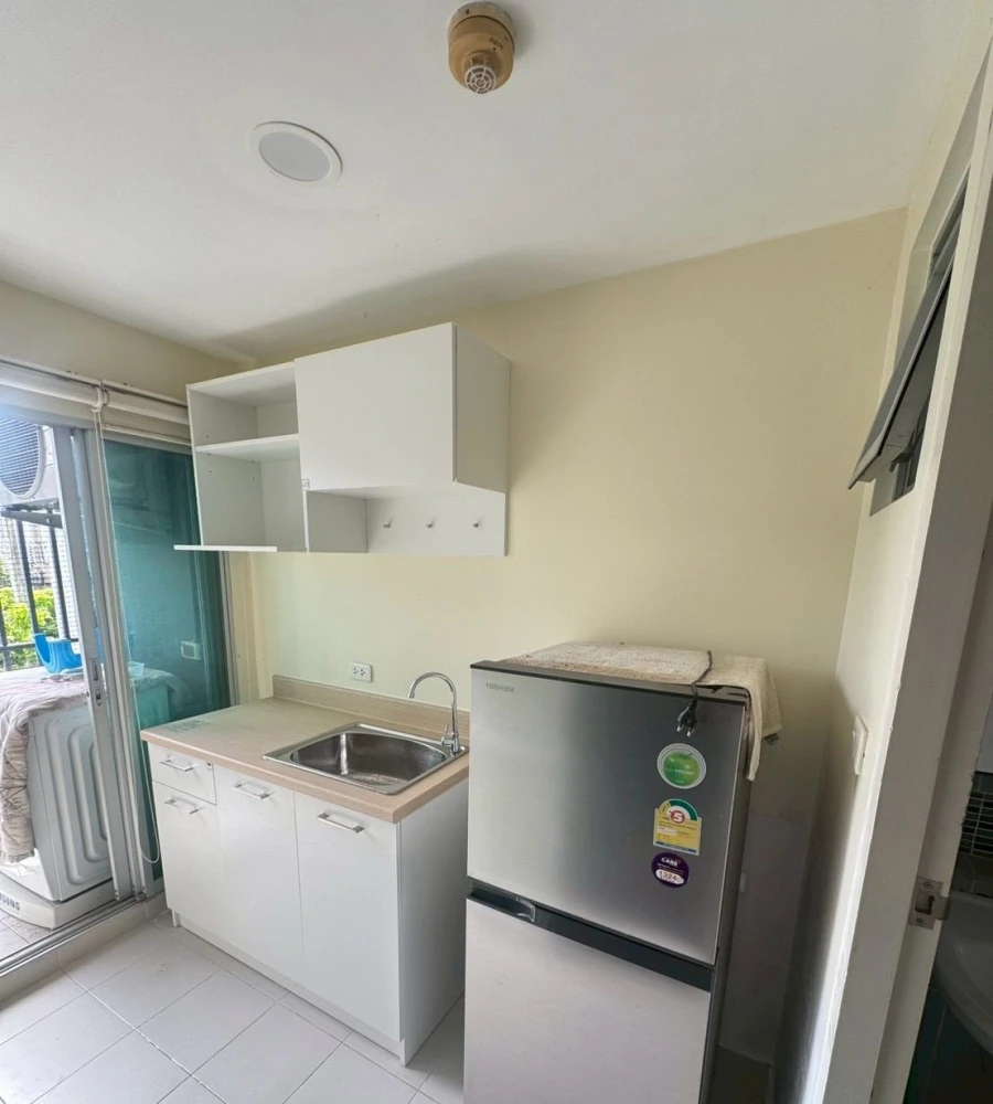 ขาย D Condo Onnut-Suvarnabhumi 1 ห้องนอน 1 ห้องน้ำ เฟอร์และสิ่งอำนวยความสะดวกครบครัน หิ้วกระเป๋าเข้าอยู่ได้เลยจ้า