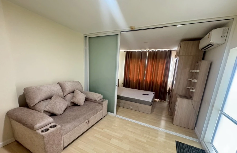 ขาย D Condo Onnut-Suvarnabhumi 1 ห้องนอน 1 ห้องน้ำ เฟอร์และสิ่งอำนวยความสะดวกครบครัน หิ้วกระเป๋าเข้าอยู่ได้เลยจ้า