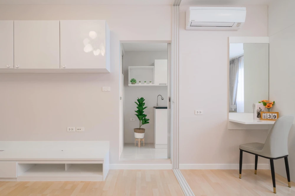 ขาย D Condo Ramindra ห้องน่าอยู่ ตกแต่งคุมโทน มาพร้อมเฟอร์ครบครัน ดีแบบนี้ห้ามพลาด
