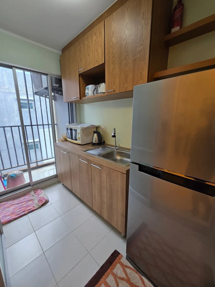 ขาย D Condo Ramindra 1 ห้องนอน 1 ห้องน้ำ มาพร้อมเฟอร์นิเจอร์ครบครัน หิ้วกระเป๋าเข้าอยู่ได้เลยจ้า