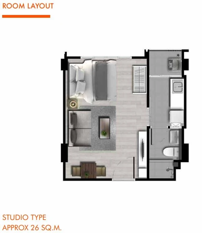 ขาย d condo Tann Charan ห้องสตูดิโอ ชั้น 5 เฟอร์และเครื่องใช้ไฟฟ้าครบครัน ดีแบบนี้ห้ามพลาด