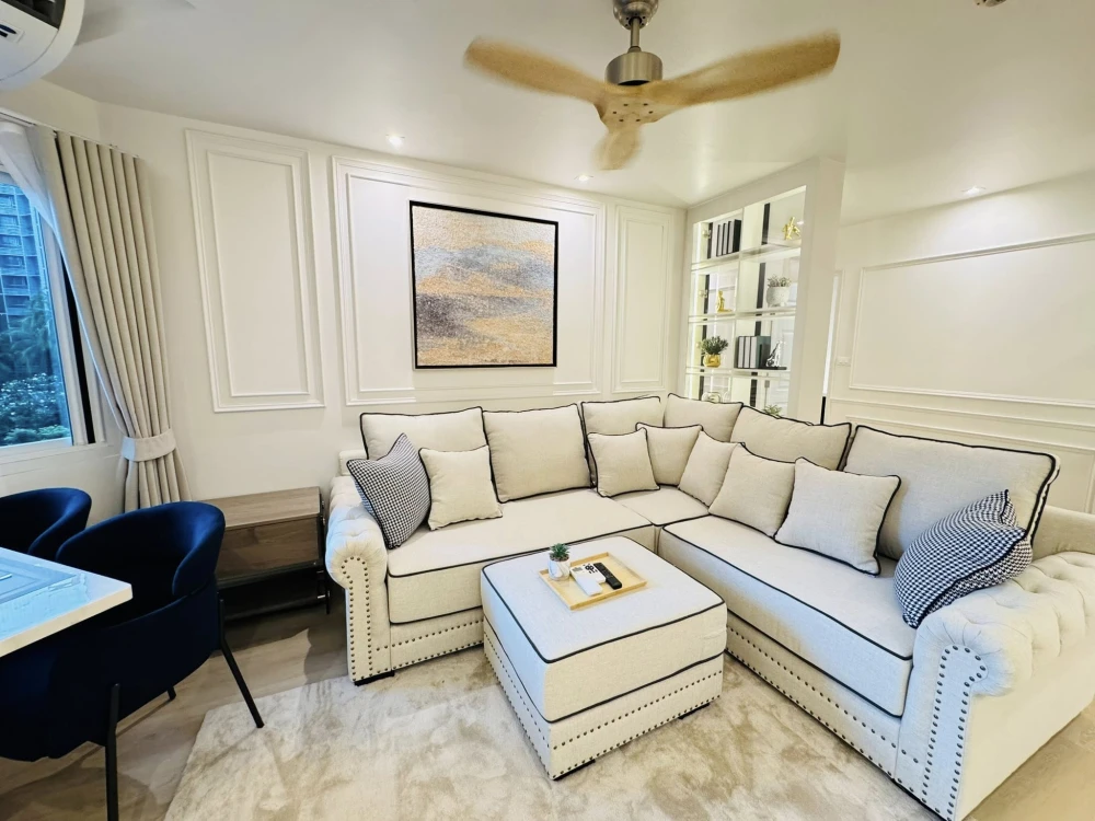 ขาย Fortune condo town ขนาด 2 ห้องนอน 2 ห้องน้ำ ตกแต่งบิวท์อินสวยเริ่ดทั้งห้อง สนใจจองเลย