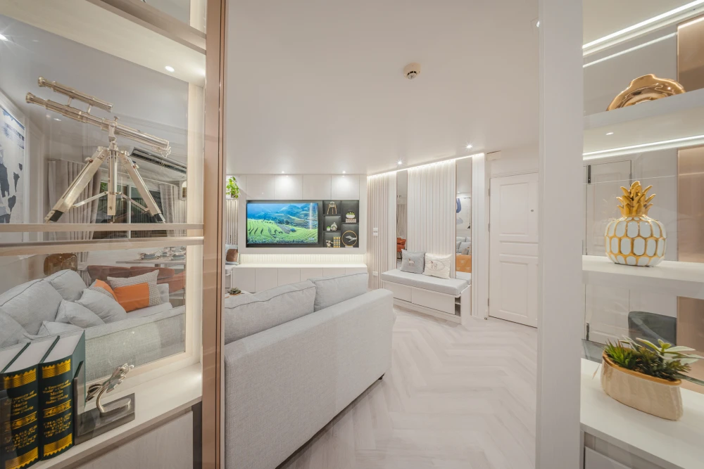 ขาย Fortune condo town 2 ชั้น 12 ตกแต่งสวยอลังมากเวอร์ บิวท์อินจัดเต็มทั้งห้อง จองแล้วจะไม่ผิดหวังแน่นอน