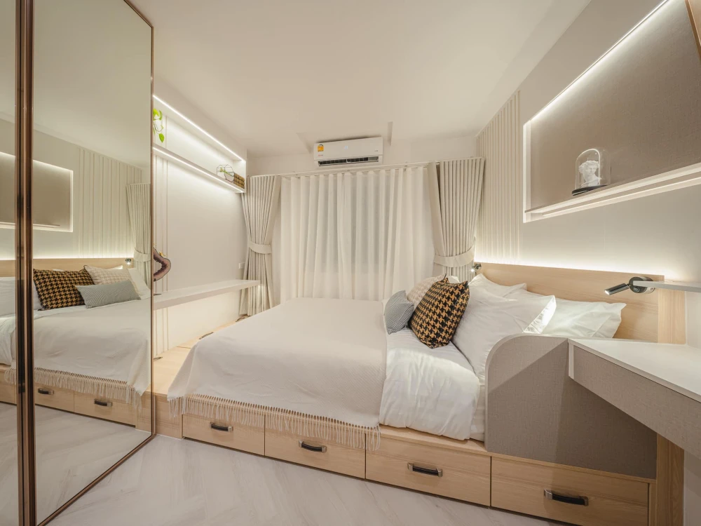 ขาย Fortune condo town 2 ชั้น 12 ตกแต่งสวยอลังมากเวอร์ บิวท์อินจัดเต็มทั้งห้อง จองแล้วจะไม่ผิดหวังแน่นอน