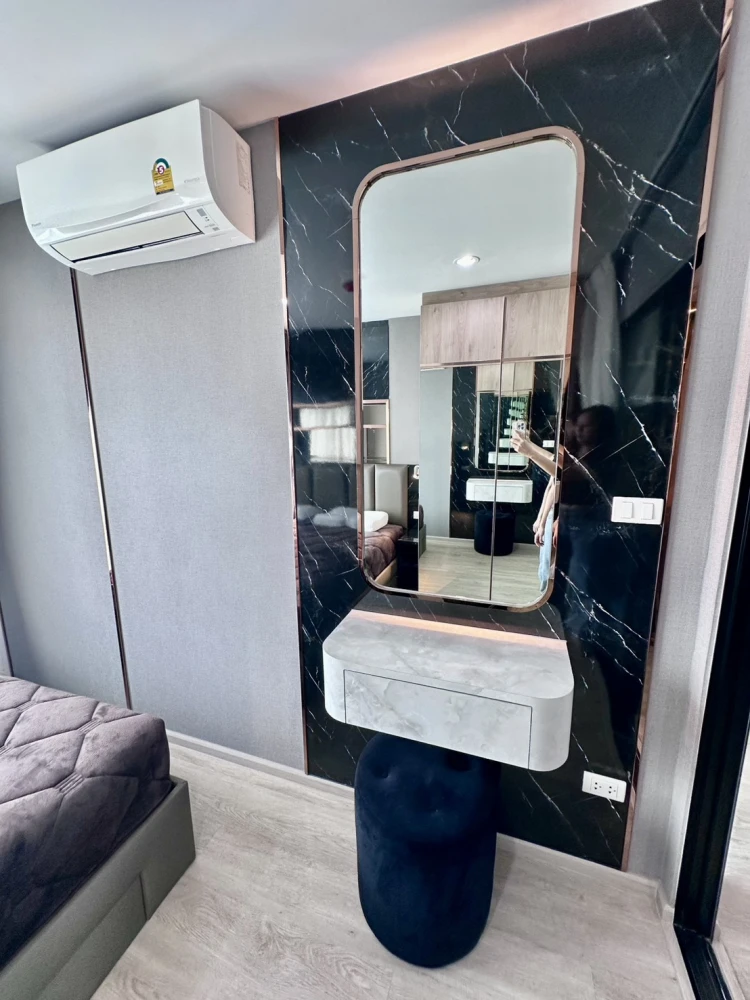 ขาย  Hi Condo Sukhumvit 93 ห้องหัวมุม หัวเตียงไม่ติดห้องอื่น หลังบ้านไม่โดน block view ตกแต่งครบ จองเลย