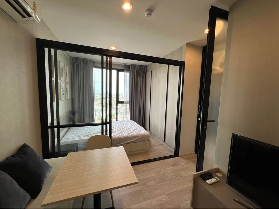 ขาย Ideo Mobi Sukhumvit East point ห้องชั้นสูง แต่งครบพร้อมเข้าอยู่ การเดินทางก็สะดวกรอบด้าน