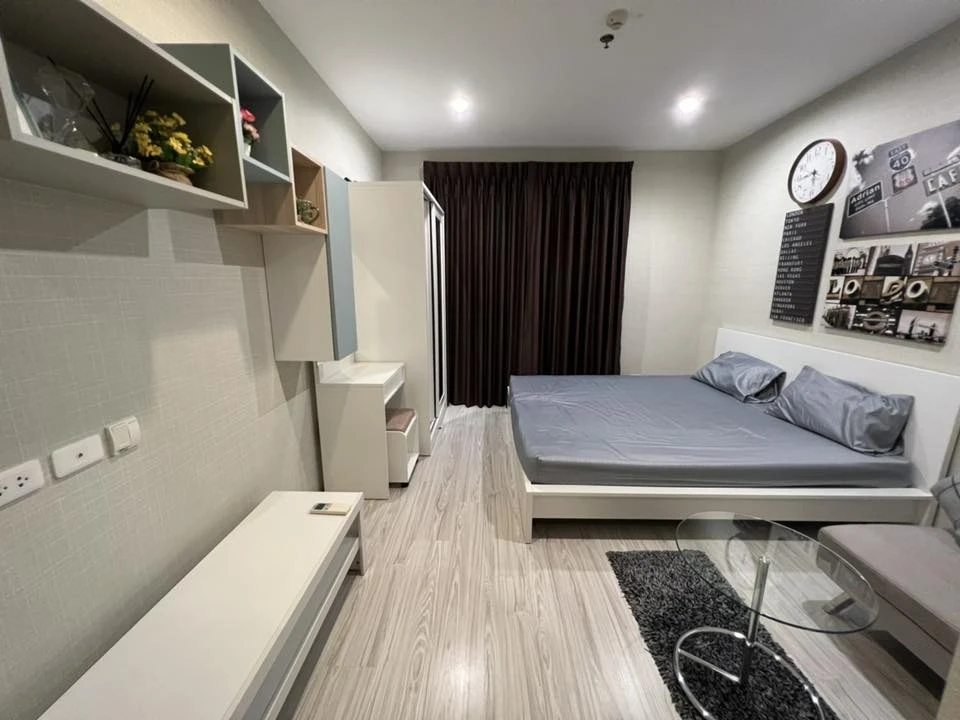 ขาย Ideo Mobi Sukhumvit Eastgate ห้องน่าอยู่ ชั้น 5 ตกแต่งคุมโทน มาพร้อมเฟอร์นิเจอร์ครบครัน จองเลย