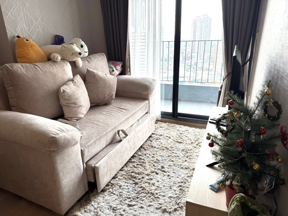 ขาย Ideo O2 ห้องน่าอยู่ ตกแต่งคุมโทน พื้นที่ใช้สอยเยอะ มาพร้อมเฟอร์และสิ่งอำนวยความสะดวกครบครัน จองเลย