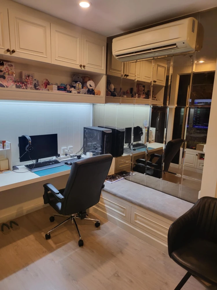 ขาย IDEO Q CHULA-SAMYAN ตึก P ชั้น 6 ห้องไม่บล๊อกวิว ห้องบิ้วด์สวยหรู หัวเตียงกรุผนังบุนวม รีบจองเลย