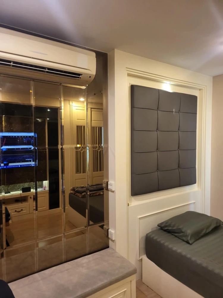 ขาย IDEO Q CHULA-SAMYAN ตึก P ชั้น 6 ห้องไม่บล๊อกวิว ห้องบิ้วด์สวยหรู หัวเตียงกรุผนังบุนวม รีบจองเลย