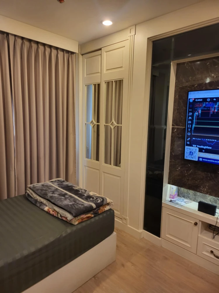 ขาย IDEO Q CHULA-SAMYAN ตึก P ชั้น 6 ห้องไม่บล๊อกวิว ห้องบิ้วด์สวยหรู หัวเตียงกรุผนังบุนวม รีบจองเลย