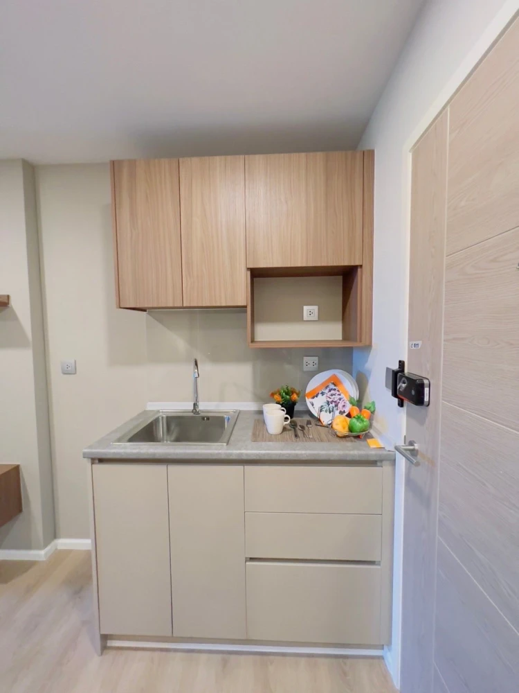 ขาย Kave Town Shift ห้องน่าอยู่ ตกแต่งคุมโทน เฟอร์ครบครัน มองเห็นวิวสวน จองเลยตอนนี้