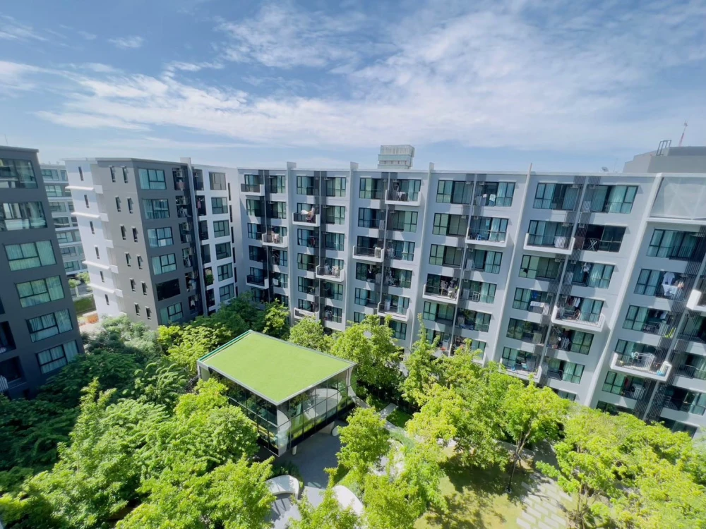 ขาย Kave Town Shift ห้องน่าอยู่ ตกแต่งคุมโทน เฟอร์ครบครัน มองเห็นวิวสวน จองเลยตอนนี้