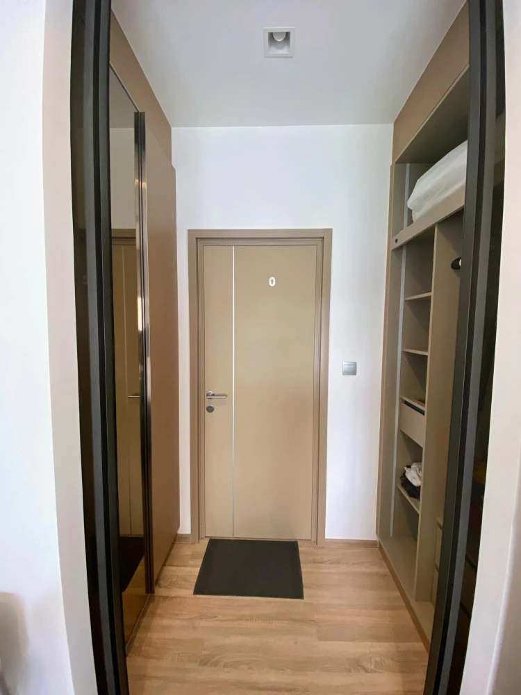 ขาย Kawa Haus Onnut 77 1 ห้องนอน 1 ห้องน้ำ สิ่งอำนวยความสะดวกครบครัน โซฟาสีดำตัวใหญ่น่านั่ง ห้ามพลาด