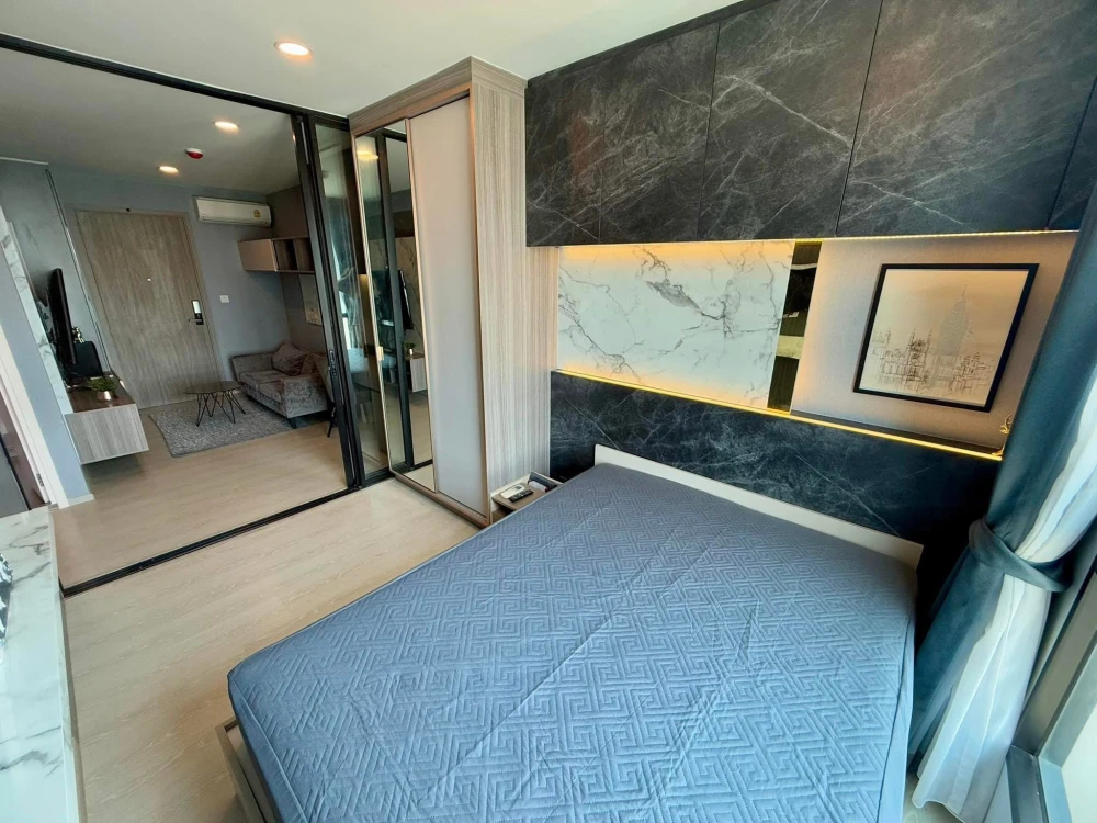 ขาย Knightsbridge Phaholyothin-Interchange ห้องทิศเหนือ ตกแต่งห้องคุมโทน บิ้วอินหัวเตียงสุดปัง จองด่วน