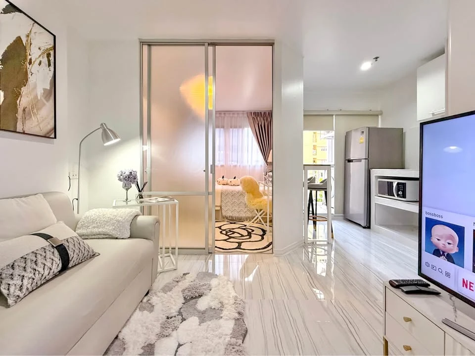 ขาย Lumpini Condo Town Ramintra – Nawamin ห้องแต่งสวยคุมโทน บิ้วอินเฟอร์อย่างดี รีบจองเลยด่วนๆ