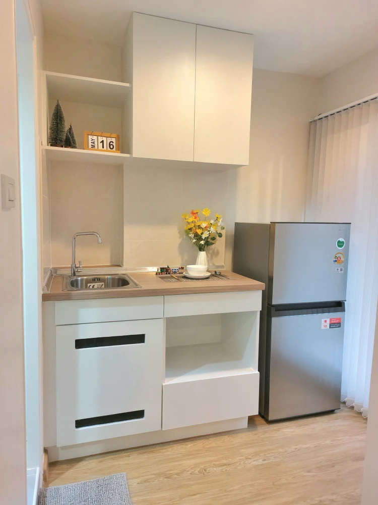 ขาย Lumpini Condotown Nida-Serithai 2 ห้องทิศเหนือ ตกแต่งสไตล์มินิมอลน่าอยู่ รีบจองเลยตอนนี้