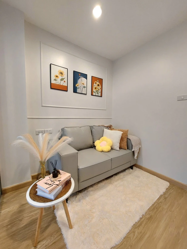 ขาย Lumpini Condotown Nida-Serithai 2 ห้องทิศเหนือ ตกแต่งสไตล์มินิมอลน่าอยู่ รีบจองเลยตอนนี้