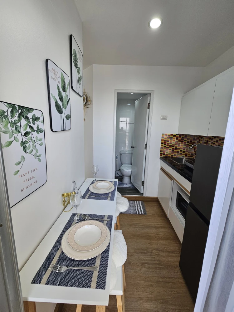 ขาย Lumpini Condotown North Pattaya Sukhumvit ห้องแต่งสวยคุมโทนสุดปัง เฟอร์นิเจอร์ครบ จองเลย