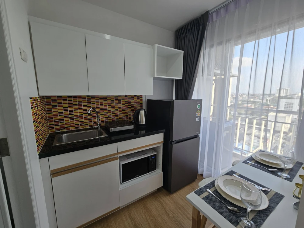 ขาย Lumpini Condotown North Pattaya Sukhumvit ห้องแต่งสวยคุมโทนสุดปัง เฟอร์นิเจอร์ครบ จองเลย