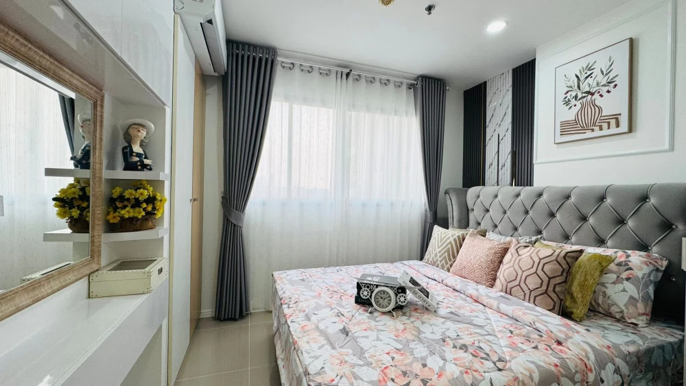 ขาย Lumpini Condotown North Pattaya Sukhumvit ห้องแต่งสวย เฟอร์นิเจอร์บิ้วอินอย่างดี จองเลย