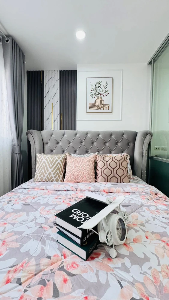 ขาย Lumpini Condotown North Pattaya Sukhumvit ห้องแต่งสวย เฟอร์นิเจอร์บิ้วอินอย่างดี จองเลย