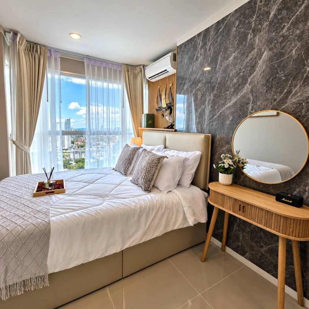 ขาย Lumpini Parkbeach Jomtien ห้องแต่งสวยสไตล์มินิมอล บิวท์อินเฟอร์นิเจอร์อย่างดี ห้ามพลาด