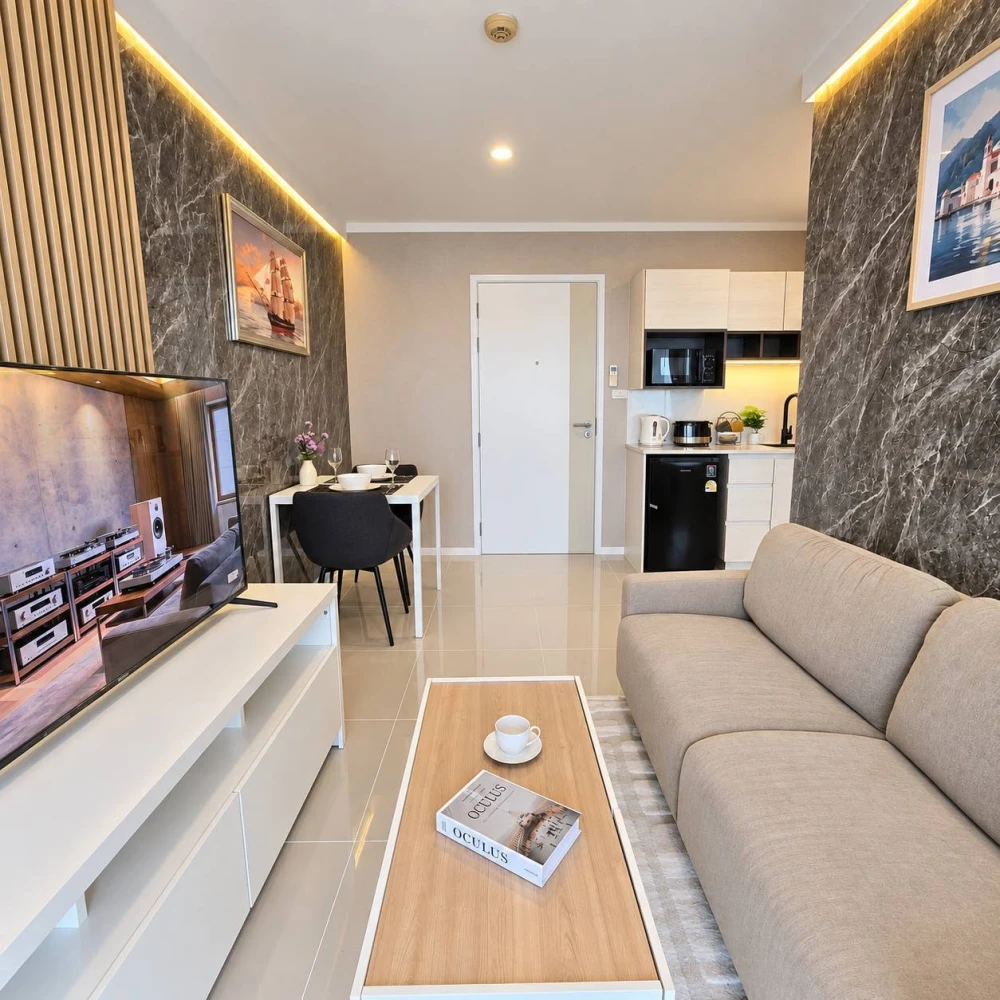 ขาย Lumpini Parkbeach Jomtien ห้องแต่งสวยสไตล์มินิมอล บิวท์อินเฟอร์นิเจอร์อย่างดี ห้ามพลาด