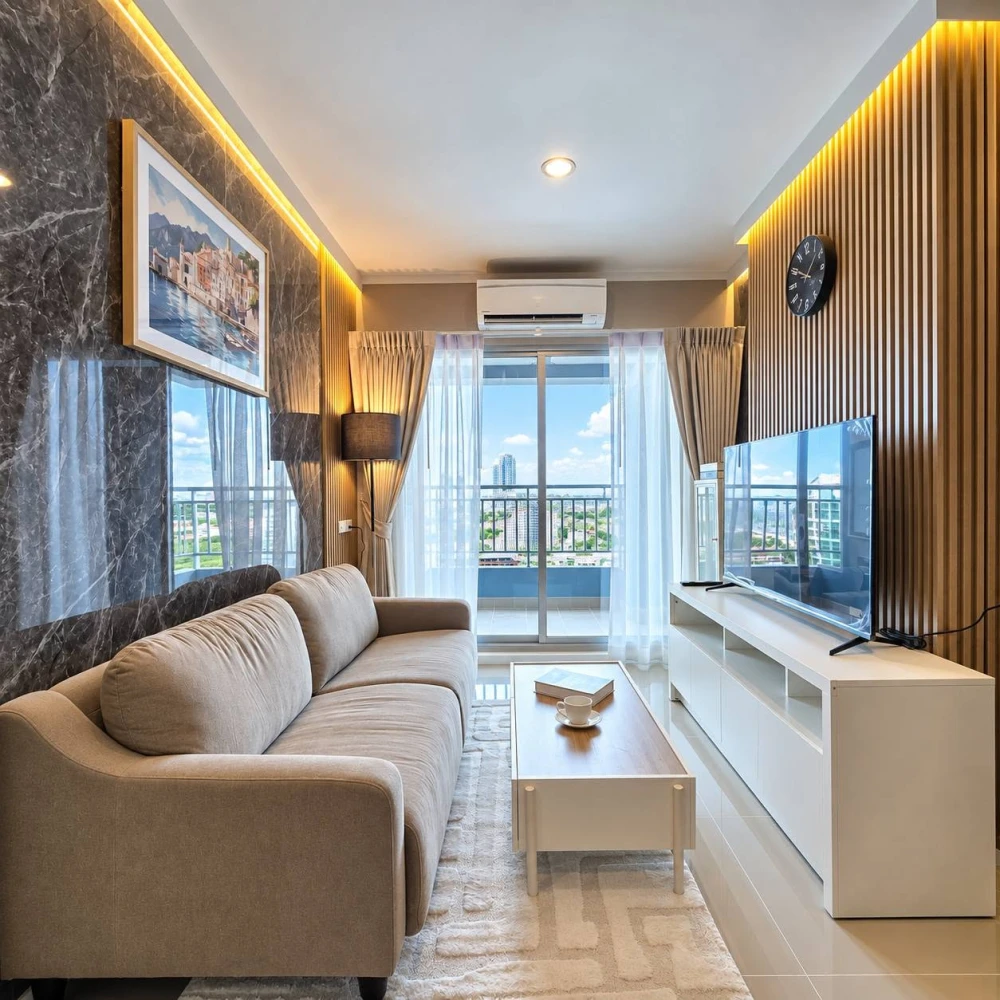 ขาย Lumpini Parkbeach Jomtien ห้องแต่งสวยสไตล์มินิมอล บิวท์อินเฟอร์นิเจอร์อย่างดี ห้ามพลาด