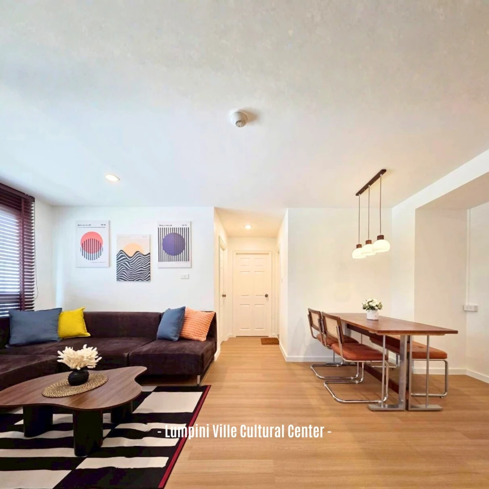 ขาย Lumpini Ville Cultural Center ห้องสวยพร้อมอยู่ 2 นอน ตึกหน้าสุด! วิวดีเปิดโล่ง ฝั่ง 7/11 ไม่มีเสียงรบกวน จองเลย