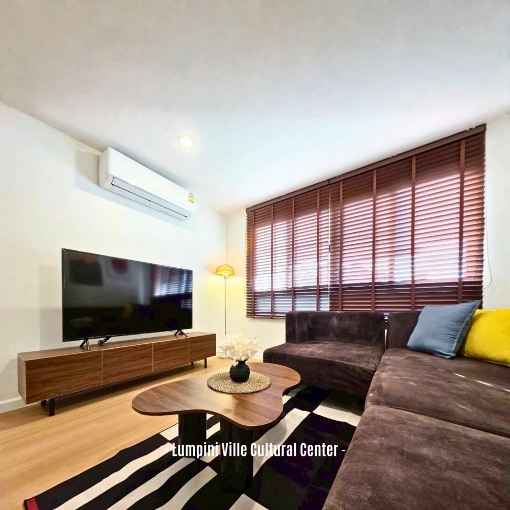 ขาย Lumpini Ville Cultural Center ห้องสวยพร้อมอยู่ 2 นอน ตึกหน้าสุด! วิวดีเปิดโล่ง ฝั่ง 7/11 ไม่มีเสียงรบกวน จองเลย