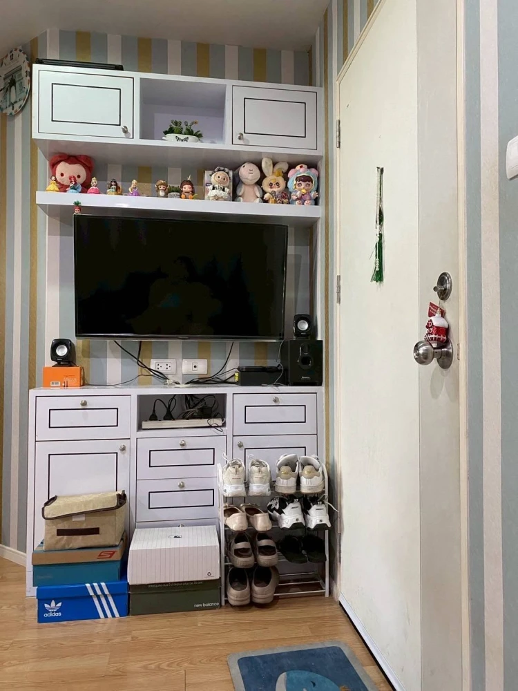 ขาย Lumpini ville onnut 46 ห้องชั้น 4 ติดวอลเปเปอร์อย่างดี วิวสวน ห้ามพลาด