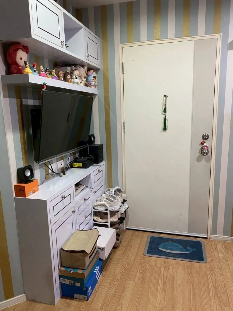 ขาย Lumpini ville onnut 46 ห้องชั้น 4 ติดวอลเปเปอร์อย่างดี วิวสวน ห้ามพลาด