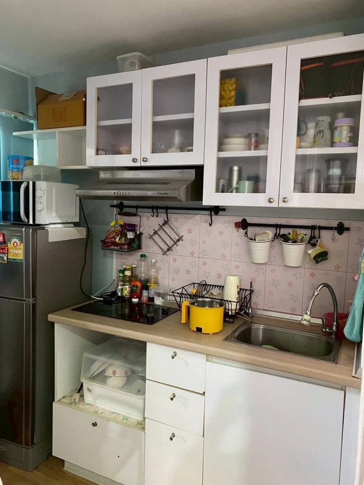 ขาย Lumpini ville onnut 46 ห้องชั้น 4 ติดวอลเปเปอร์อย่างดี วิวสวน ห้ามพลาด