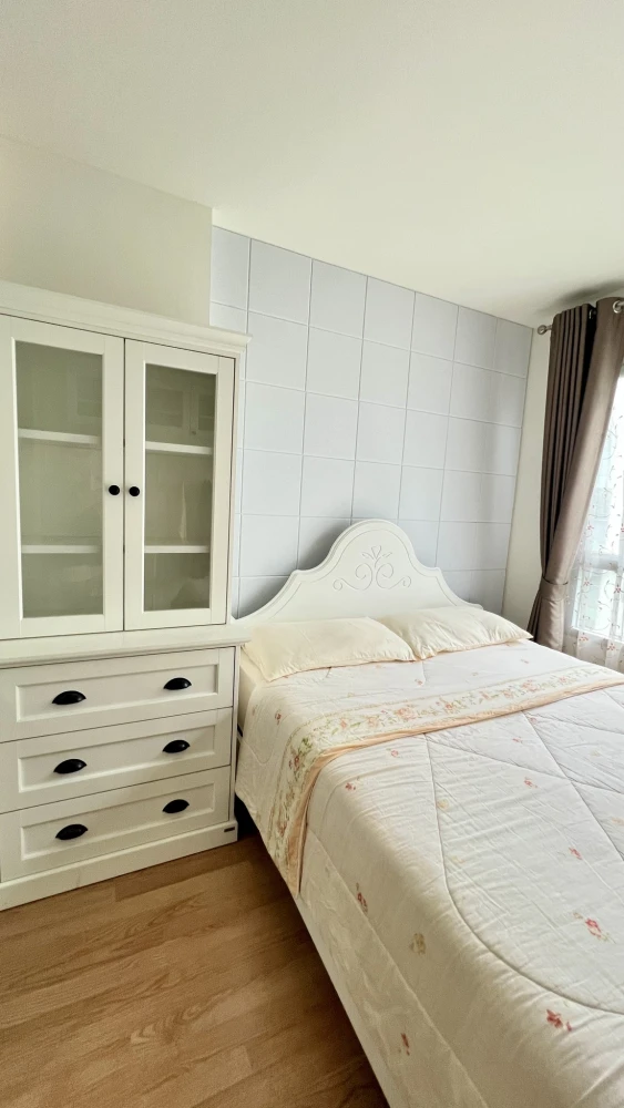 ขาย Lumpini ville onnut 46 ห้องพร้อมอยู่ เฟอร์พร้อม ฝั่งร่ม ไม่โดดแดด ห้องเย็น เห็นวิวสวน