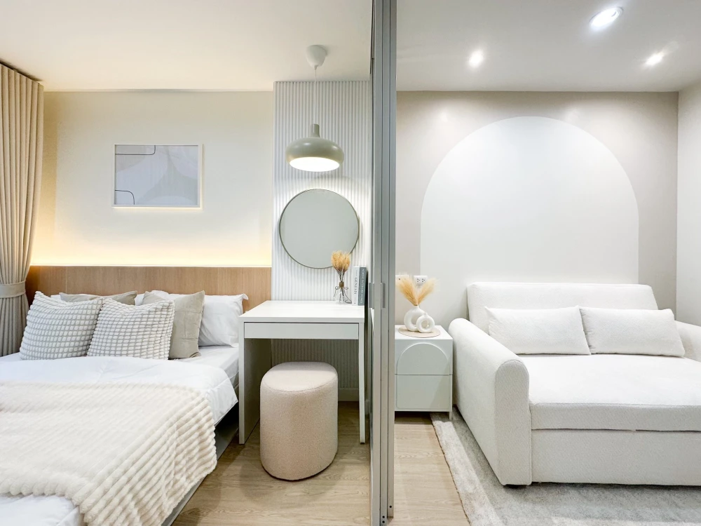 ขาย Lumpini Ville Onnut 46 เฟอร์นิเจอร์ครบ ครัวบิ้วอิน ปูพื้น SPC พร้อมเข้าอยู่