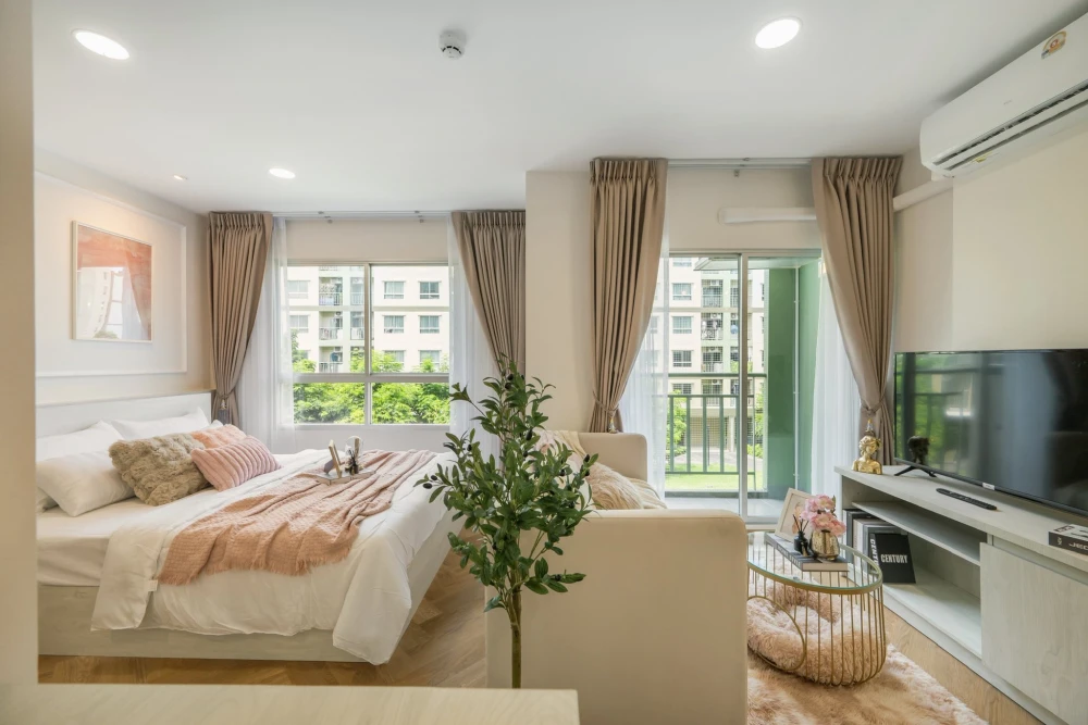 ขาย Lumpini Ville Pranangklao-Riverview ห้องแต่งสวยสุดปัง มาพร้อมเฟอร์นิเจอร์และเครื่องใช้ไฟฟ้าครบครัน จองด่วน