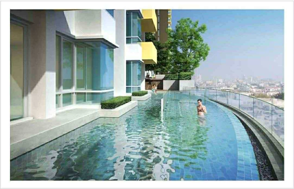 ขาย!! M-Society Condominium  คอนโดใจกลางเมืองทองธานี ชั้น 28 วิวทะเลสาบ