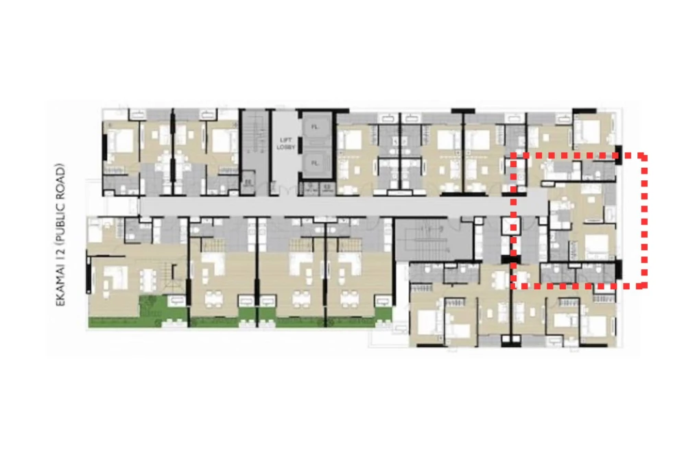 ขาย M Thonglor 10 ทิศเหนือ แดดเช้า ไม่ร้อน ห้องสะอาด โปร่งโล่ง น่าอยู่มากๆ แบบนี้ต้องจอง
