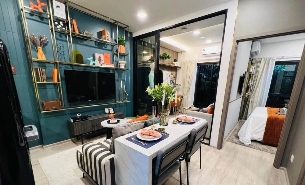 ขาย Metris District Ladprao ห้องชั้นสูง พร้อมอยู่ เฟอร์พร้อม รีบจองเลย