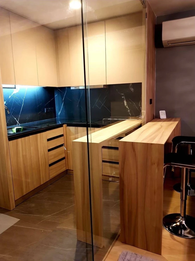 ขาย My Story Ladprao 71 1 ห้องนอน 1 ห้องน้ำ บิ้วอินหัวเตียงอย่างดี มาพร้อมเฟอร์ครบครัน จองเลย